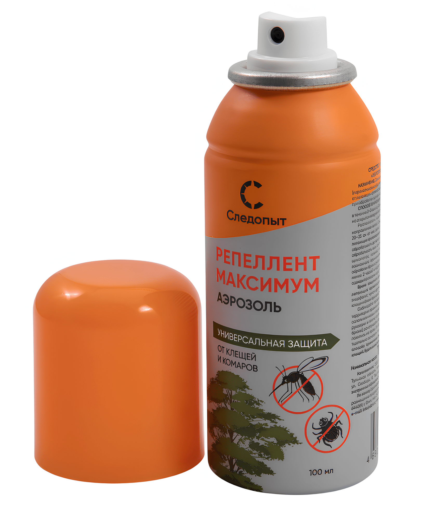 Репеллент Следопыт ''Максимум'' от клещей и комаров, аэроз., 100 мл